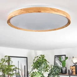 Luminaires Scandinaves-hofstein Plafonnier Sofo LED Blanc, 1 lumière, Télécommandes