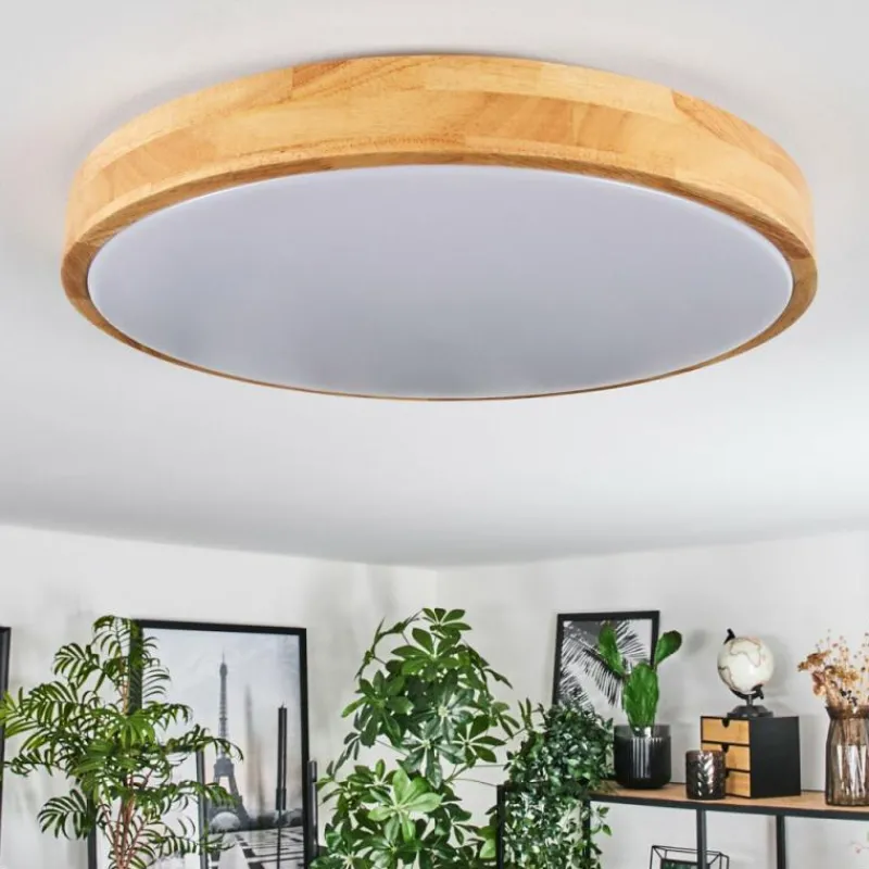 Luminaires Scandinaves-hofstein Plafonnier Sofo LED Blanc, 1 lumière, Télécommandes