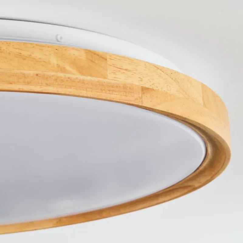 Luminaires Scandinaves-hofstein Plafonnier Sofo LED Blanc, 1 lumière, Télécommandes