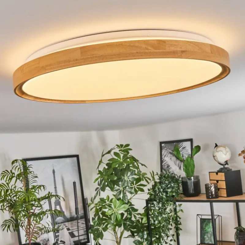 Luminaires Scandinaves-hofstein Plafonnier Sofo LED Blanc, 1 lumière, Télécommandes