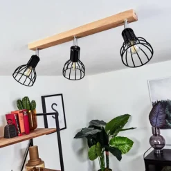 Luminaires Scandinaves-hofstein Plafonnier Sognefest Brun, Chrome, 3 lumières