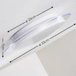 hofstein Plafonnier Soleil LED Blanc, 1 lumière