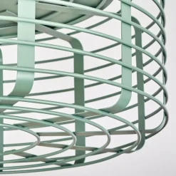 Lampes Vintages & Rétros-hofstein Plafonnier Sooke Bleu, 1 lumière