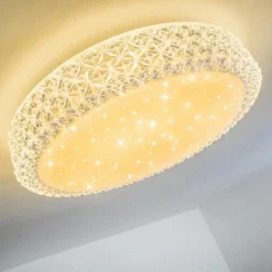 hofstein Plafonnier Soppero LED Blanc, 1 lumière* Éclairage Led