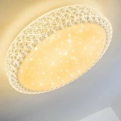 hofstein Plafonnier Soppero LED Blanc, 1 lumière* Éclairage Led