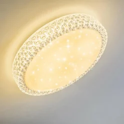 hofstein Plafonnier Soppero LED Blanc, 1 lumière* Éclairage Led