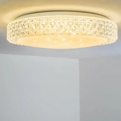 hofstein Plafonnier Soppero LED Blanc, 1 lumière* Éclairage Led