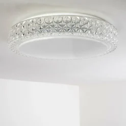 hofstein Plafonnier Soppero LED Blanc, 1 lumière* Éclairage Led