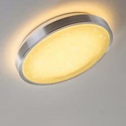 hofstein Plafonnier Sora Star LED Aluminium, 1 lumière