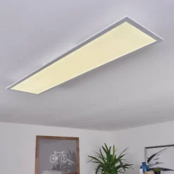 hofstein Plafonnier Sordos LED Blanc, 1 lumière, Détecteur de mouvement