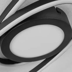 hofstein Plafonnier Sorte LED Noir, Blanc, 1 lumière