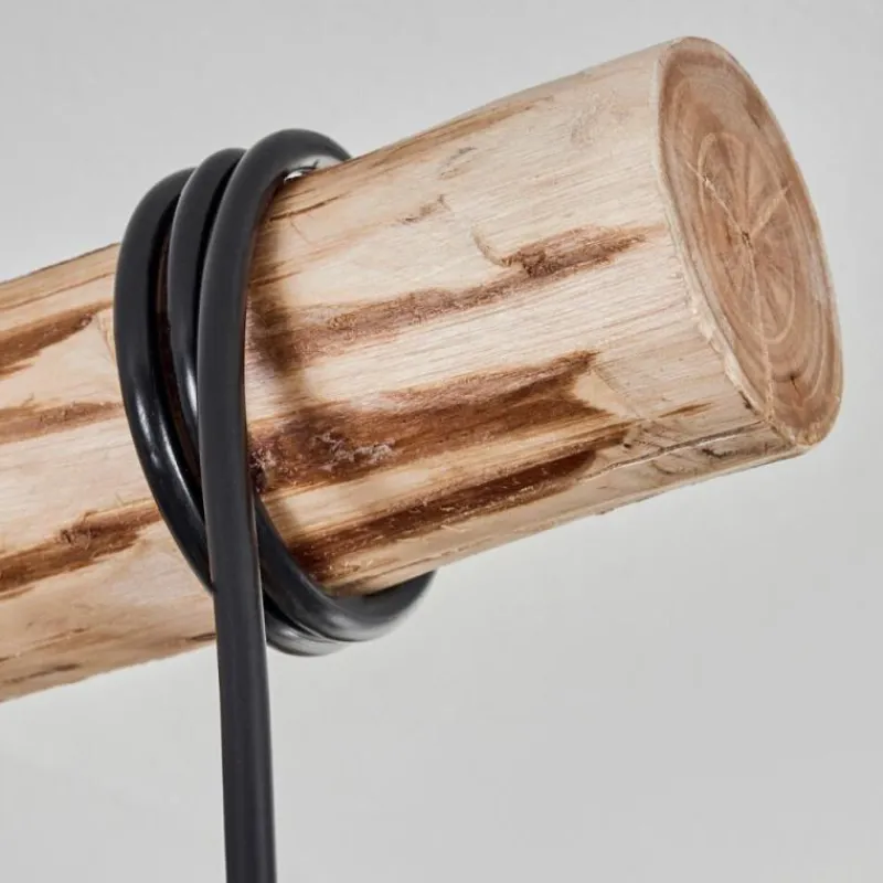 Luminaires Scandinaves-hofstein Plafonnier Soungou Écru, Noir, 5 lumières