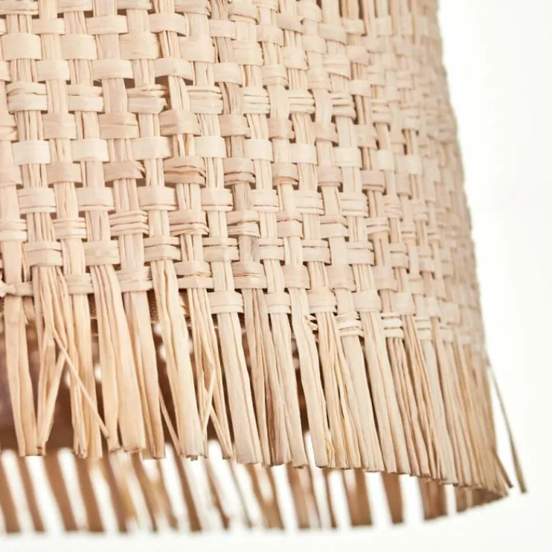 Luminaires Scandinaves-hofstein Plafonnier Soungou Écru, Noir, 3 lumières