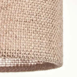 Lampes En Tissu-hofstein Plafonnier Soungou Écru, Noir, 3 lumières