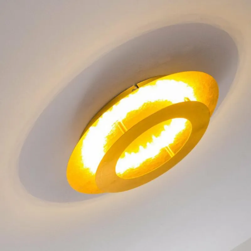 Lampes Dorées-hofstein Plafonnier Springdale LED Or, 1 lumière