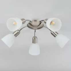 hofstein Plafonnier Starkeryd Nickel mat, 5 lumières