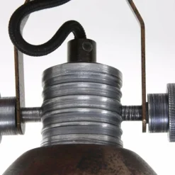 Lampes Industrielles-Luminaires Steinhauer Plafonnier Steinhauer Brooklyn Brun, 1 lumière