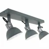 Lampes Industrielles-Luminaires Steinhauer Plafonnier Steinhauer Brooklyn Gris, 1 lumière