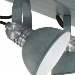 Lampes Industrielles-Luminaires Steinhauer Plafonnier Steinhauer Brooklyn Gris, 1 lumière