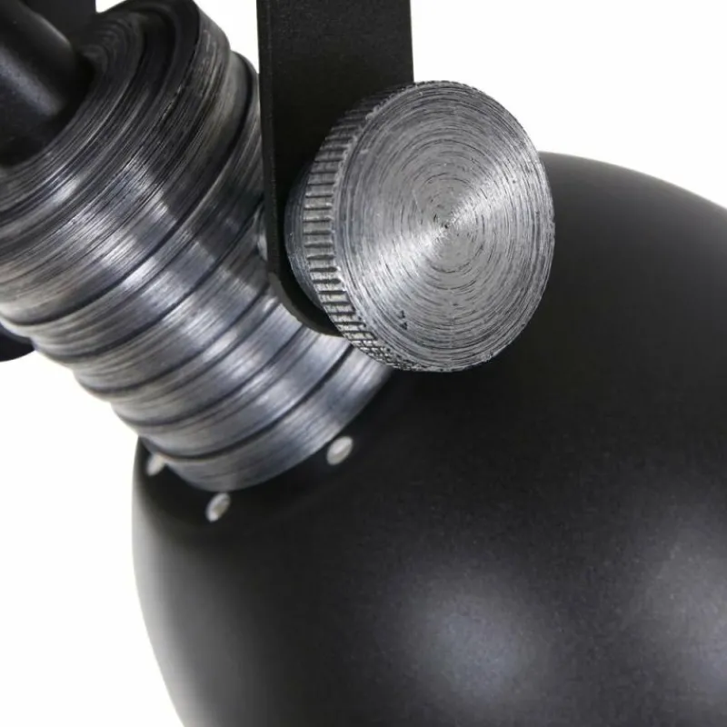 Lampes Industrielles-Luminaires Steinhauer Plafonnier Steinhauer Brooklyn Noir, 3 lumières