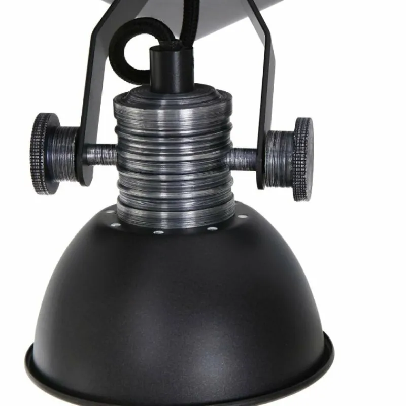 Lampes Industrielles-Luminaires Steinhauer Plafonnier Steinhauer Brooklyn Noir, 3 lumières