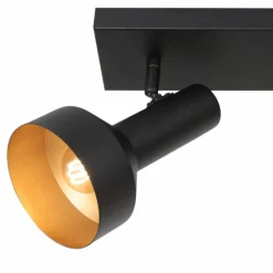 Lampes Dorées-Luminaires Steinhauer Plafonnier Steinhauer Bundle Noir, 2 lumières