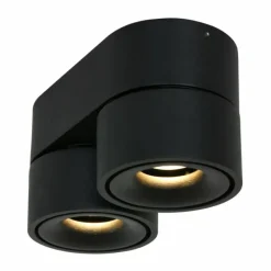 Luminaires Steinhauer Plafonnier Steinhauer Fez LED Noir, 2 lumières* Éclairage Led