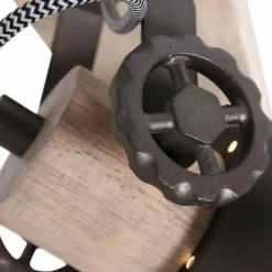 Lampes Industrielles-Luminaires Steinhauer Plafonnier Steinhauer Gearwood Anthracite, 3 lumières