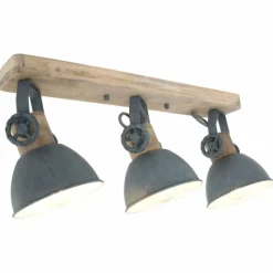 Lampes Industrielles-Luminaires Steinhauer Plafonnier Steinhauer Gearwood Gris, 3 lumières