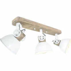Lampes Industrielles-Luminaires Steinhauer Plafonnier Steinhauer Gearwood Blanc, 3 lumières