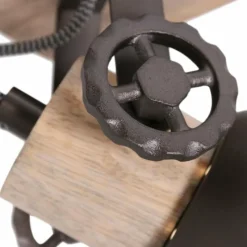 Lampes En Bois-Luminaires Steinhauer Plafonnier Steinhauer Gearwood Bois clair, 1 lumière