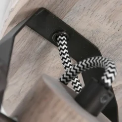 Lampes Industrielles-Luminaires Steinhauer Plafonnier Steinhauer Gearwood Anthracite, Brun, 3 lumières