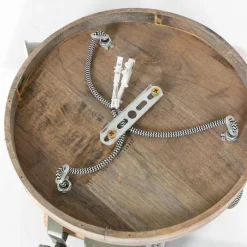 Lampes Industrielles-Luminaires Steinhauer Plafonnier Steinhauer Gearwood Brun, Vert, 3 lumières