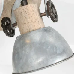 Lampes Industrielles-Luminaires Steinhauer Plafonnier Steinhauer Gearwood Brun, Nickel mat, 3 lumières