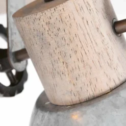 Lampes Industrielles-Luminaires Steinhauer Plafonnier Steinhauer Gearwood Brun, Nickel mat, 3 lumières