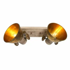 Lampes Industrielles-Luminaires Steinhauer Plafonnier Steinhauer Gearwood Bronze, 2 lumières