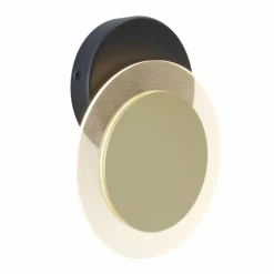 Lampes Dorées-Luminaires Steinhauer Plafonnier Steinhauer Lido LED Or, Noir, 1 lumière