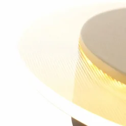 Lampes Dorées-Luminaires Steinhauer Plafonnier Steinhauer Lido LED Or, Noir, 1 lumière