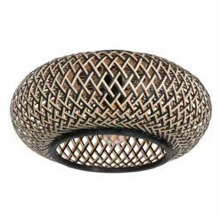 Style Boho-Chic-Luminaires Steinhauer Plafonnier Steinhauer Maze Écru, Noir, 1 lumière