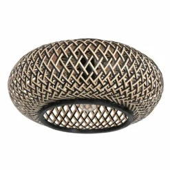 Style Boho-Chic-Luminaires Steinhauer Plafonnier Steinhauer Maze Écru, Noir, 1 lumière