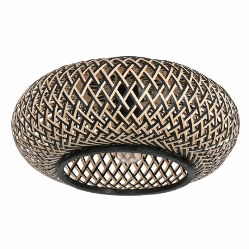 Style Boho-Chic-Luminaires Steinhauer Plafonnier Steinhauer Maze Écru, Noir, 1 lumière