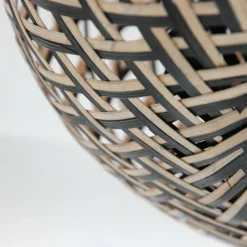 Style Boho-Chic-Luminaires Steinhauer Plafonnier Steinhauer Maze Écru, Noir, 1 lumière