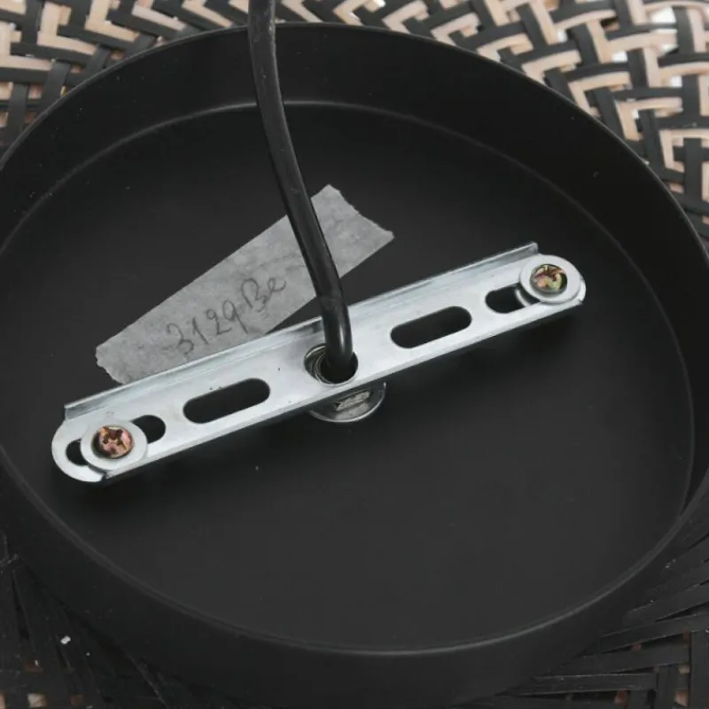 Style Boho-Chic-Luminaires Steinhauer Plafonnier Steinhauer Maze Écru, Noir, 1 lumière