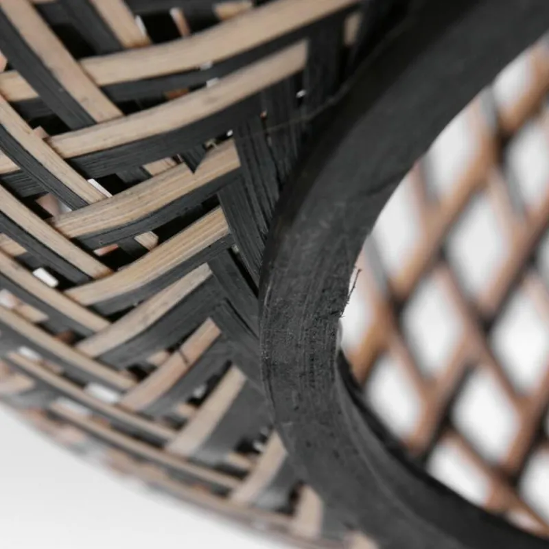 Style Boho-Chic-Luminaires Steinhauer Plafonnier Steinhauer Maze Écru, Noir, 1 lumière