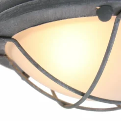 Luminaires Steinhauer Plafonnier Steinhauer Mexlite Gris, 1 lumière