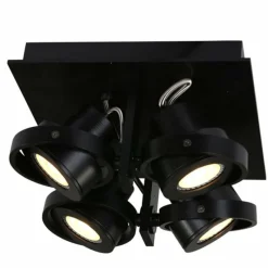 Luminaires Steinhauer Plafonnier Steinhauer MEXLITE Noir, 4 lumières* Plafonniers
