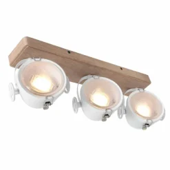 Lampes Industrielles-Luminaires Steinhauer Plafonnier Steinhauer Michelle Écru, 3 lumières