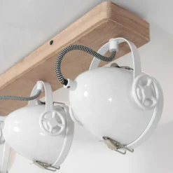 Lampes Industrielles-Luminaires Steinhauer Plafonnier Steinhauer Michelle Écru, 3 lumières