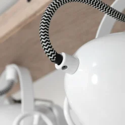 Lampes Industrielles-Luminaires Steinhauer Plafonnier Steinhauer Michelle Écru, 3 lumières