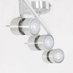 Luminaires Steinhauer Plafonnier Steinhauer Natasja LED Acier inoxydable, 3 lumières* Éclairage Led